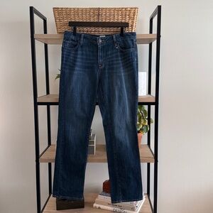 L.L. Bean High-Rise Favorite Fit Straight Leg Jeans, 12